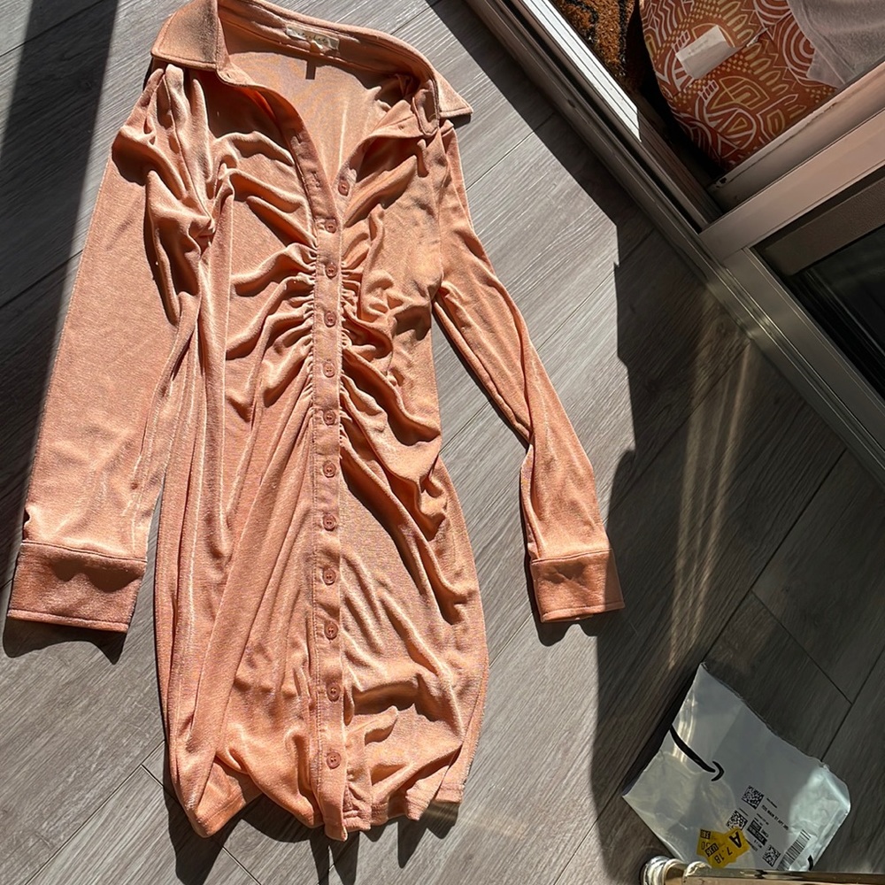 Mini long sleeve dress size s